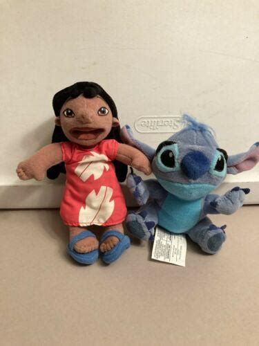 Rare Disney Store Lilo And Stitch Mini-plush Set | #3879441399