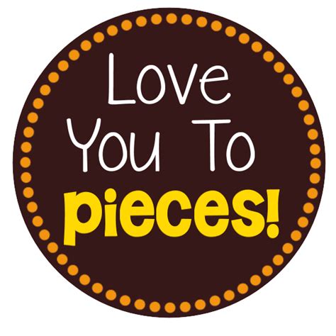 I Love You To Pieces Printable - Printable Word Searches