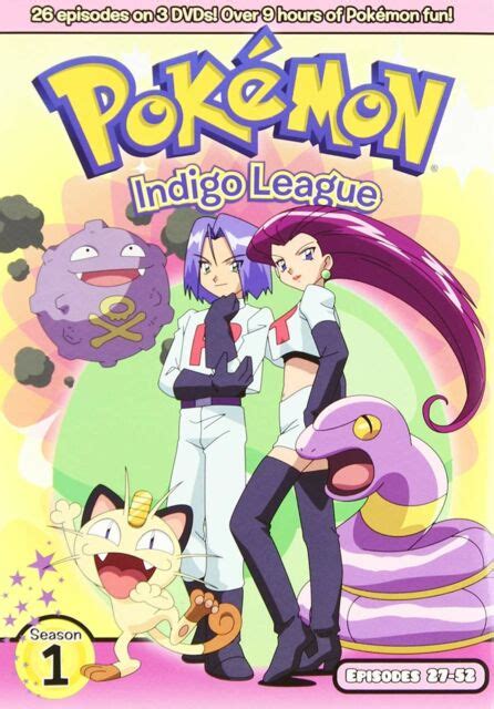 Pokémon: Indigo League - Season 1 (Episodes 27-53) | eBay