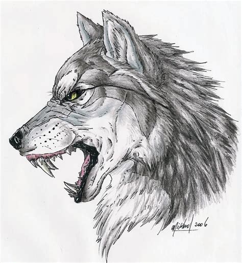 Growl by deadhowl on DeviantArt | Wolf tattoo design, Wolf drawing, Wolf sketch