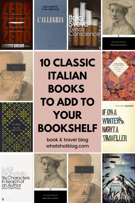 10 Best Italian Books by Italian Authors to Add to Your Shelf