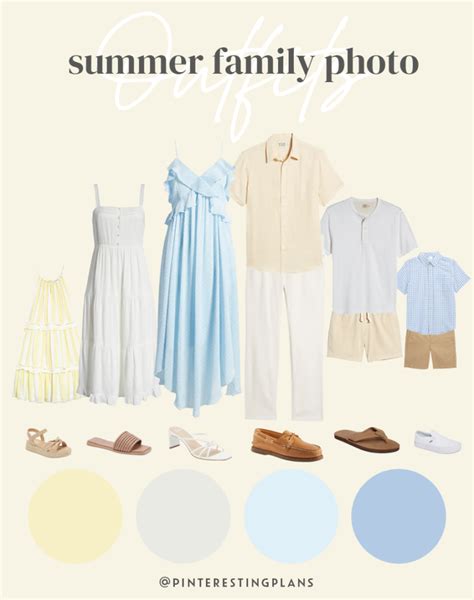 Summer Family Photo Outfit Ideas - Pinteresting Plans