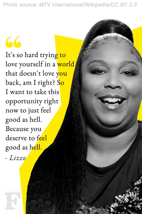 Lizzo on self-love | Body positivity inspiration, Body positive quotes, Woman quotes