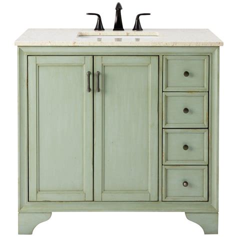 Home Decorators Collection Hazelton 37 in. W x 22 in. D Bath Vanity in ...