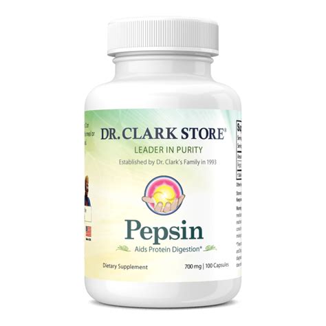 PEPSIN, 700 MG 100 CAPSULES - Walmart.com