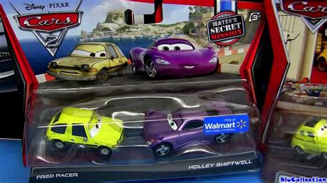 Cars 2 Fred Pacer & Holley Shiftwell from Mater's Secret Mission Disney Luigi Guido Movie ...