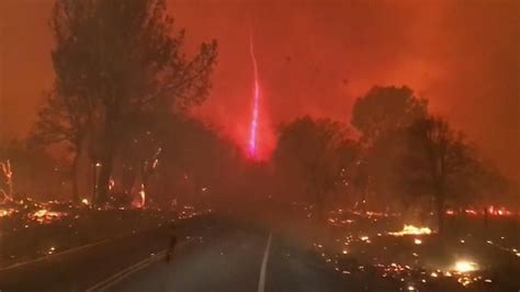 Watch Firenado Whirl Above Paradise, California - Videos from The Weather Channel | weather.com ...