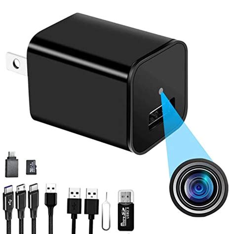 Snagshout | Spy Camera Charger Hidden Camera Mini Camera 1080P USB Charger Full HD Nanny Cam ...