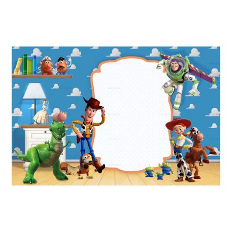 Toy Story Template Invitations