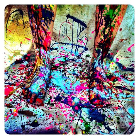 Splatter Paint Party at the Park. Crazy Fun | Painting, Paint splatter ...