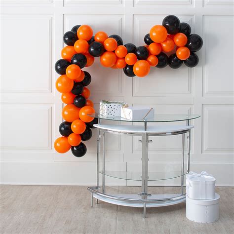 25FT ORANGE & BLACK BALLOON GARLAND W EP - Party Decor - 291 Pieces | eBay