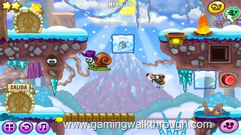 Snail Bob 6 - Winter Story Walkthrough Level 19 (3 stars) - HD - YouTube