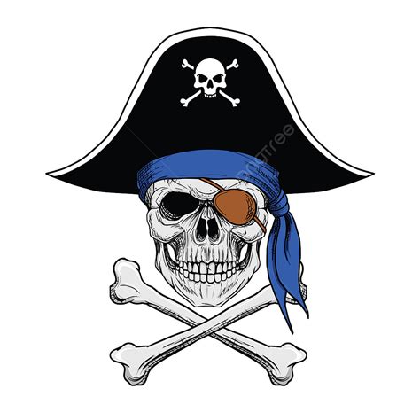 Skull And Crossbones Clipart Vector, Skull Pirate With Crossbones Hand Drawing Skull, Skull ...