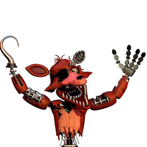 Withered Foxy Render (My First Render) : r/fivenightsatfreddys