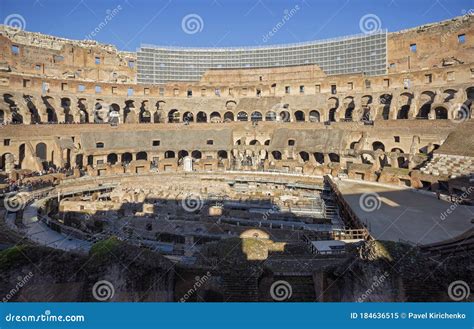 Colosseum ruins in Rome stock image. Image of building - 184636515