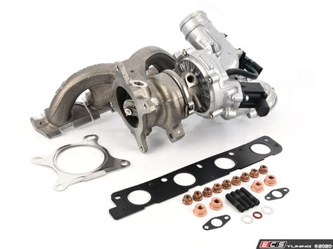 Assembled By ECS - 06J145713FKT - K03 Turbocharger with Install Kit