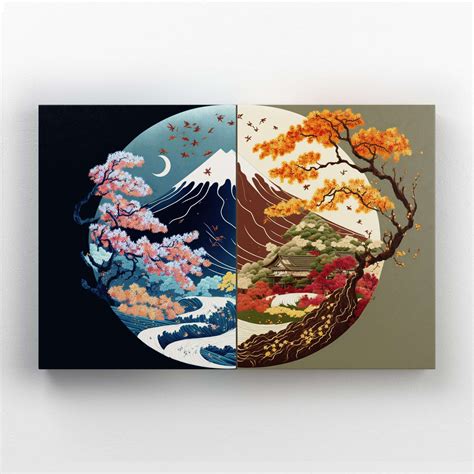 Japanese Four Seasons Wall Art | MusaArtGallery™