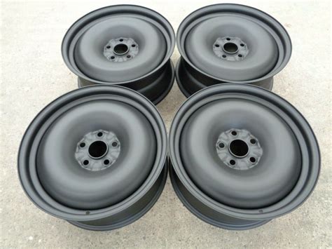 18" Smoothie Steel Wheels in Matt Black 5x112, VW T4, Caddy, Golf, Audi A3, A4 - Tamar Wheels