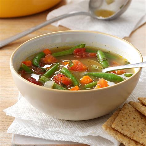 Tomato Green Bean Soup Recipe | Taste of Home