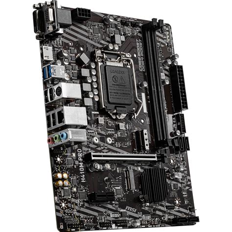 MSI H410M PRO Micro-ATX Motherboard H410M-PRO B&H Photo Video