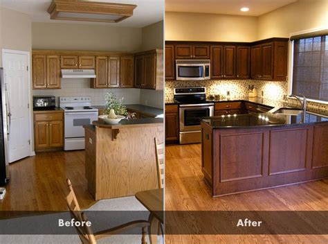 Oak Cabinets Before and After | Cost-Vs.-Value-2013-Kitchen-Design-in ...