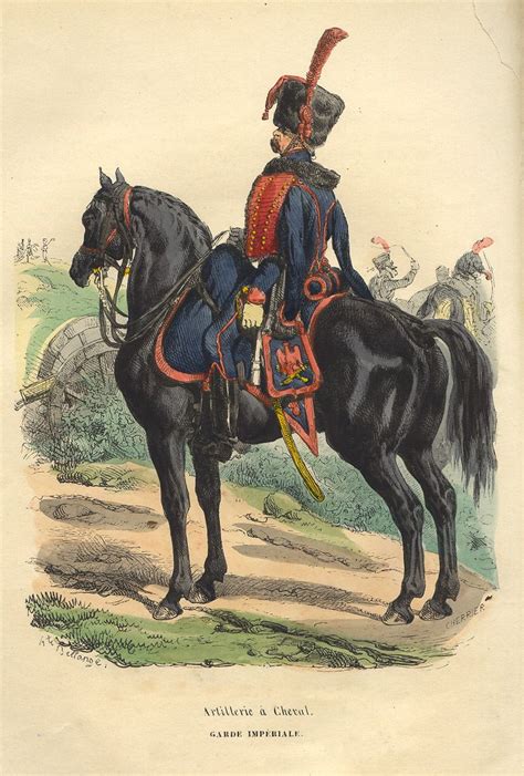 An officer of the horse artillery, Garde Impériale. Empire, Napoleon ...