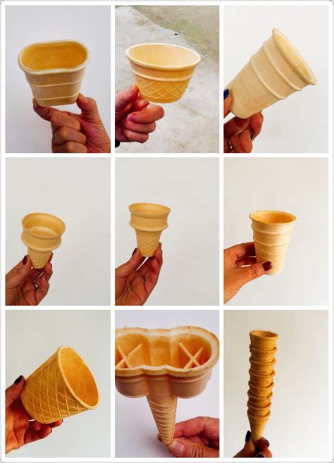 types of ice cream cones