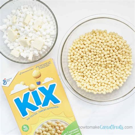 the BEST Kix Cereal Treats, only three ingredients