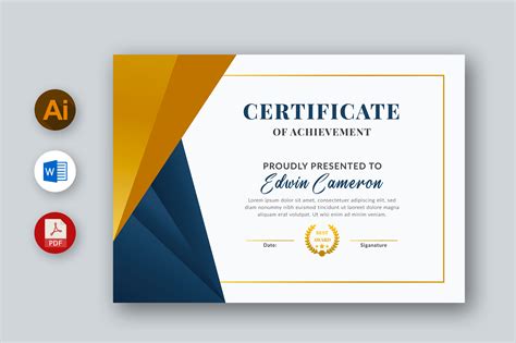 Ms Word Award Certificate Template