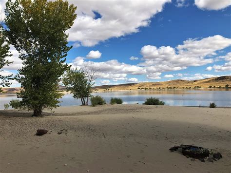 Down the Road: Beautiful Lahontan Reservoir in October - NV