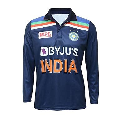 Buy UNIFORMIC® Indian Cricket Team Latest 2020 Byju's Pattern Unisex Jersey at Amazon.in