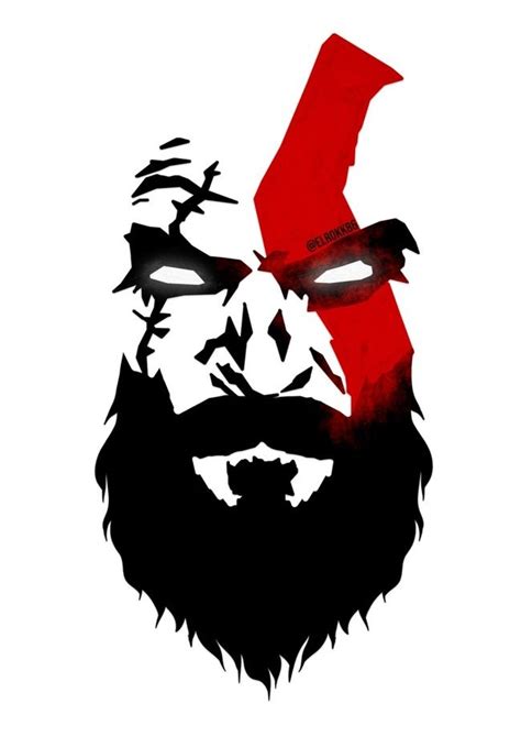 View 6 Kratos Face Tattoo Png - autoquotecrownjibril