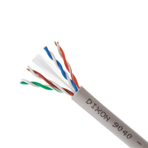 Cable UTP Cat. 6 4Px23 AWG LSZH - 305m - Gris - kroton