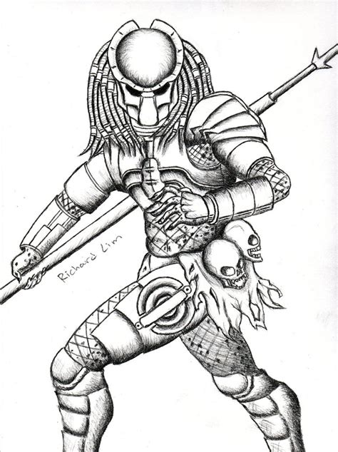 Predator High-Quality Drawing - Drawing Skill