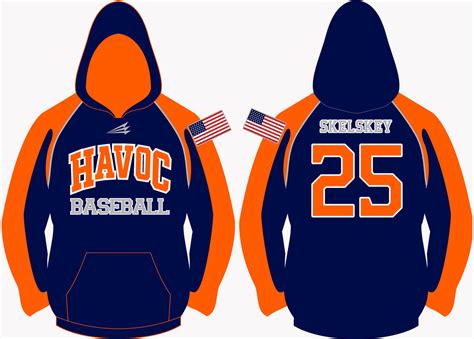 Havoc (Skelskey) Custom Baseball Hoodies - Triton Mockup Portal