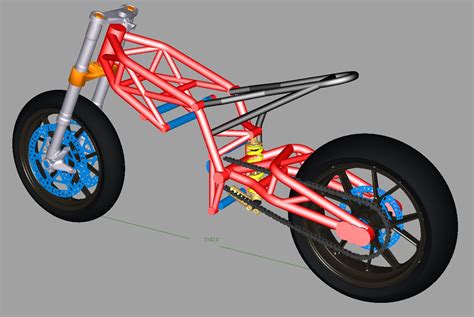 Moto-R Design: SV650 Chassis Design Concept