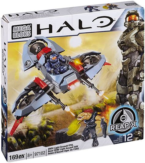 Mega Bloks Halo UNSC Light Assault VTOL Set 97102 - ToyWiz