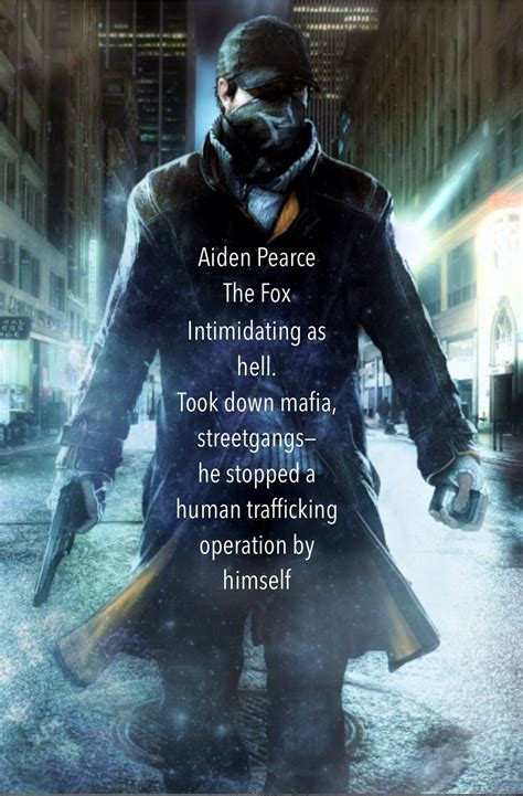 Aiden Pearce, The Fox : r/watch_dogs