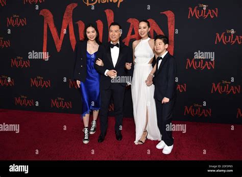 Donnie Yen attends the premiere of Disney's "Mulan" at Dolby Theatre on ...