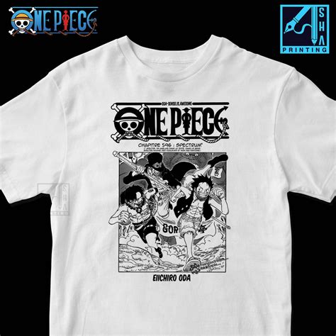 ONE PIECE SUBLIMATION ANIME TEE SHIRT | Shopee Philippines