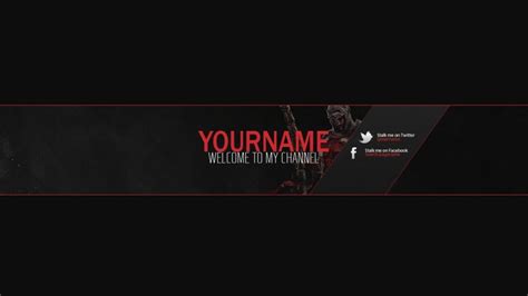 Youtube Banner Template Psd Banner Template Photoshop, Free Banner Templates, Psd Templates ...