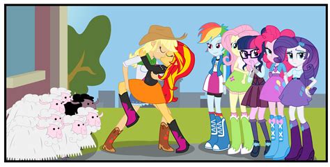 Apple♥Shimmer: In ya face suckers by Gutovi-Kun | My Little Pony: Equestria Girls | Know Your Meme