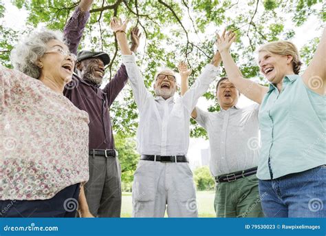 Diversity Senior People Friends Lifestyle Concept Royalty-Free Stock Image | CartoonDealer.com ...