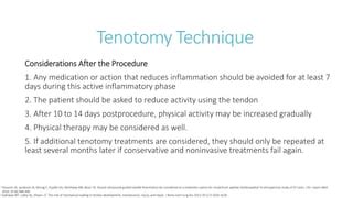 Ultrasound-Guided Percutaneous Tenotomy | PPT