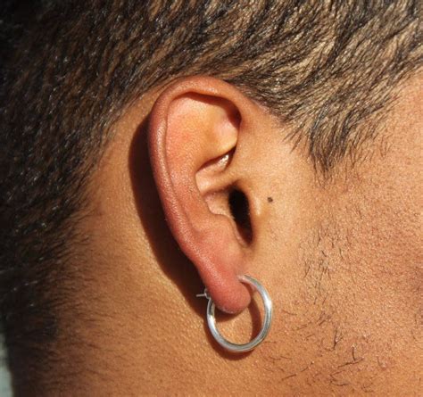 Men Hoop Earrings-Men Silver Earrings Hoop Earrings-Silver | Etsy