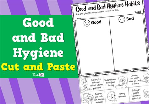 Good and Bad Hygiene - Cut and Paste :: Teacher Resources and Classroom Games :: Teach This