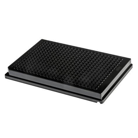 384-Well Plate, PS, Flat-Bottom, Black, Non-Sterile, 60uL | Azer Scientific