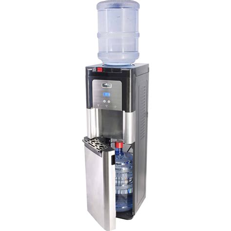 Glacial Self Cleaning Stainless Steel Top Load Water Dispenser Water Cooler with Temperature ...