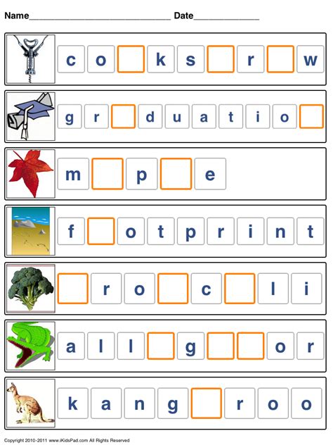 Printable Spelling Worksheets For 5 Year Olds – Thekidsworksheet