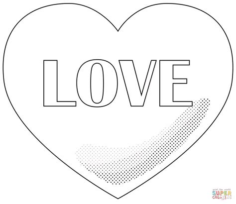 Love Heart Coloring Page Planerium - vrogue.co